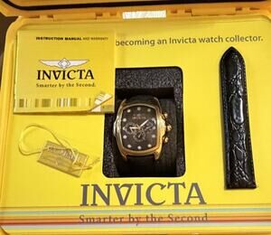 Invicta Lupah 14517 Special Edition Watch NOS Hard Cas Papers Tritnite Untested